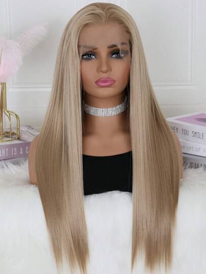 Blonde Lace Front Wig - Human Blend